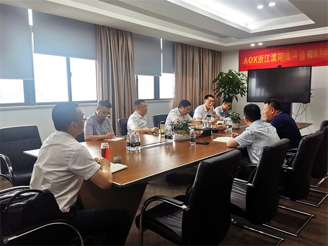 电动执行器厂家与副市长会谈
